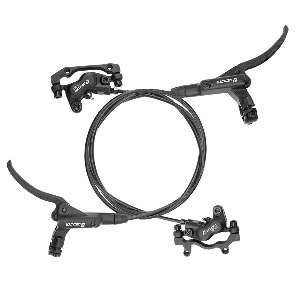 Hydraulic disc brake set front and rear hot sale